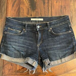 Joe’s Jeans 3.5” Raw hem denim shorts Size 27